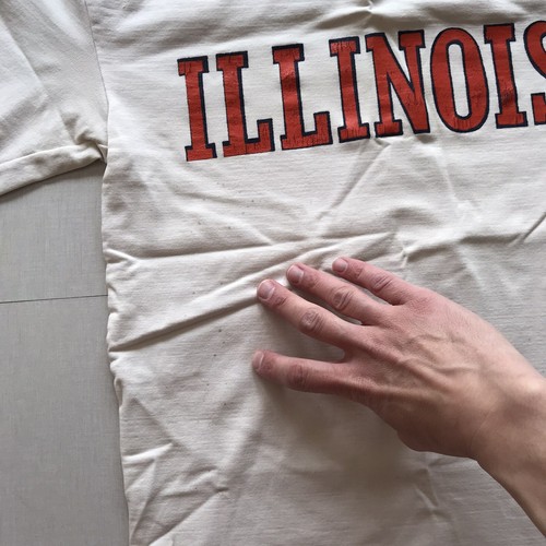 Vintage University of Illinois Football Jersey Rawlings Made in USA Size Medium - Picture 8 of 9