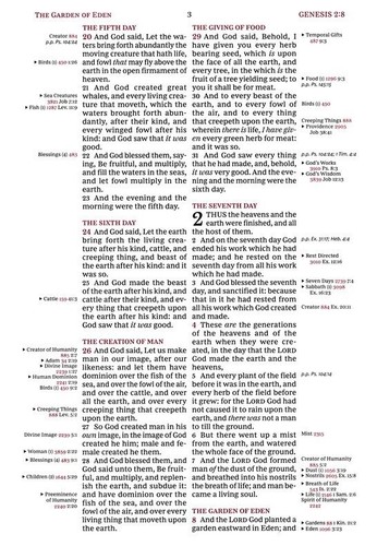KJV, Thompson Chain-Reference Bible, Red Letter, Comfort Print (Burgundy) NEW - Picture 5 of 6