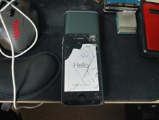 Apple iPhone 4s - 16 GB - Black AT T - Cracked - Parts