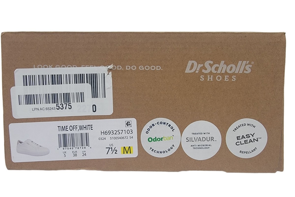 Dr. Scholl's Time Off Women's Oxford 7.5 White New In Box READ | eBay