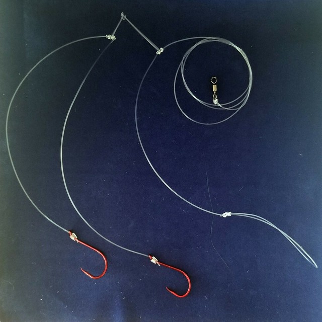 4 Fluorocarbon Leader SNAFU Fishing rigs. Top Blackfish/Tautog rig. eBay