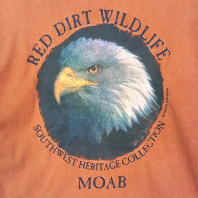 DAS ORIGINAL ROTE SCHMUTZ SHIRT & CO. TEE MOAB UTAH HANES BEEFY-T XL by PARADISE