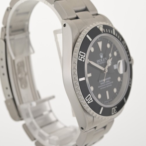 1991 Rolex Submariner Date 16610 Black Dial 40mm Stainless Steel Men's Watch - Picture 3 of 16