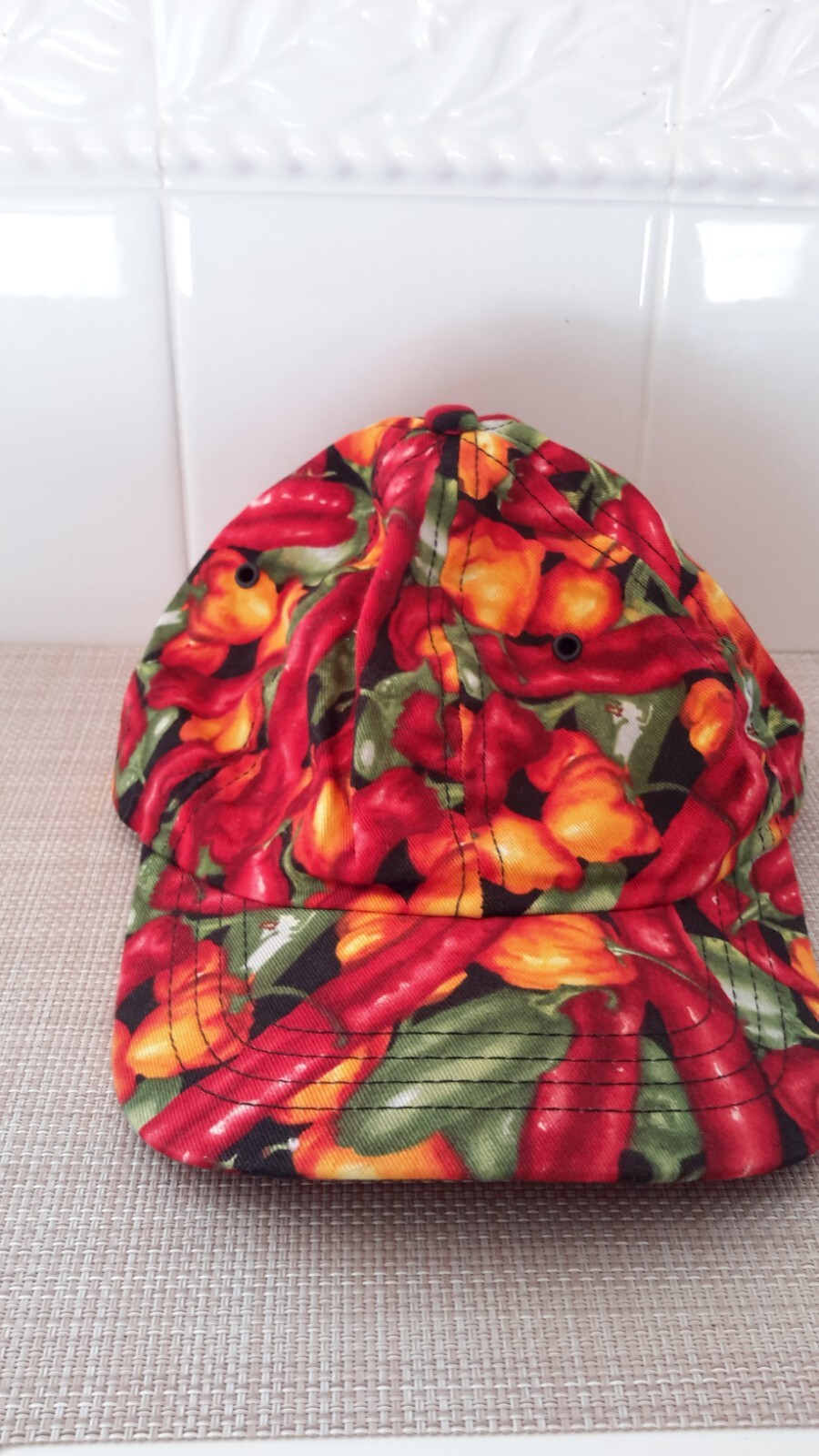 Culinary Classics Baseball Cap All-Over Vegetable… - image 1