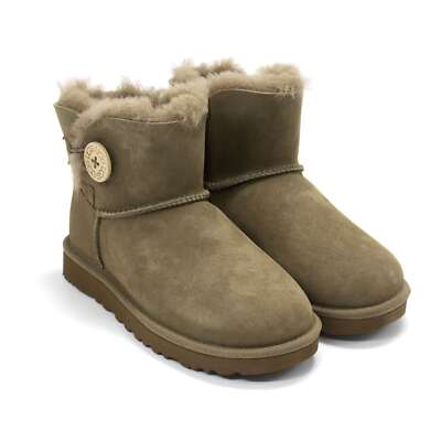 UGG Boots Women UGG Mini Bailey Button II Sheepskin Winter