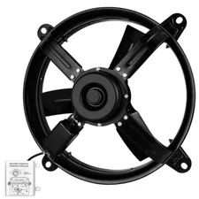 HealSmart 16'' Gable Mount Fan Attic Ventilator Adjust Temperature Thermostat