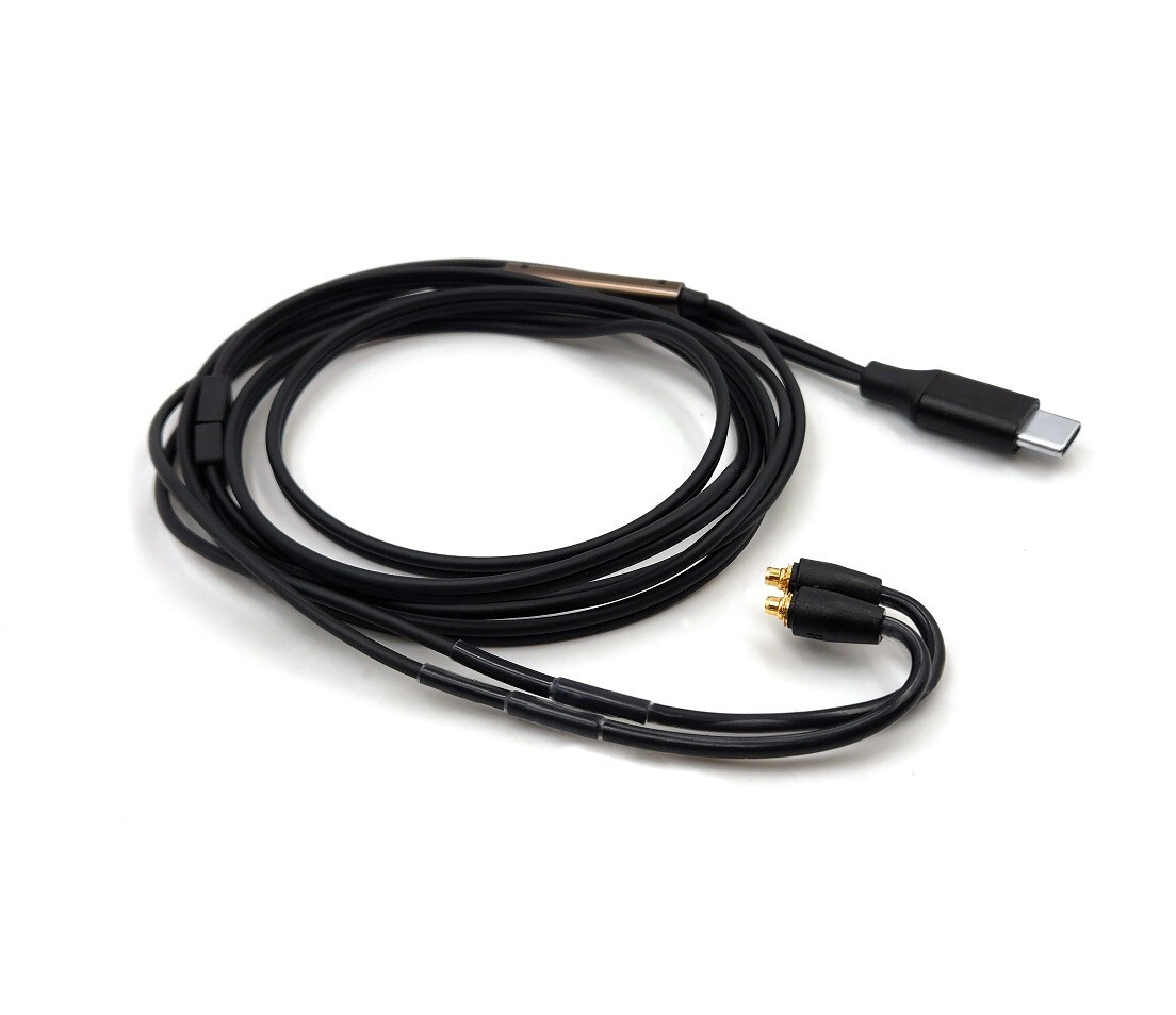 USBC TYPEC Audio Cable with Mic For Sennheiser IE 900 IE 300 IE