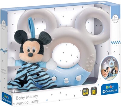 Neuf Clementoni Disney Bebe Mickey Son Et Couleur Lampe Veilleuse Projecteur A Ebay