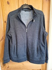 Womens Fleece Casual Jacket Grey Polyester By Bm Uk Adult Size M