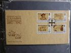 GUERNSEY 1992 500th DISCOVERY AMERICA COLUMBUS SET 4 STAMPS FDC FIRST DAY COVER