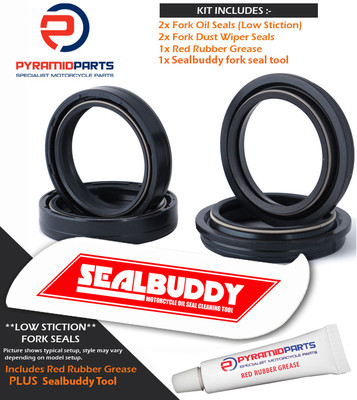 さー Fork Seals Dust Seals & Tool for Kawasaki ZX60 Ninja ZX-6R 98-03