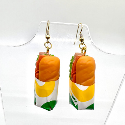 Subway Earrings - Sandwich Earrings - Mini Brands Earrings - Fast Food Earrings