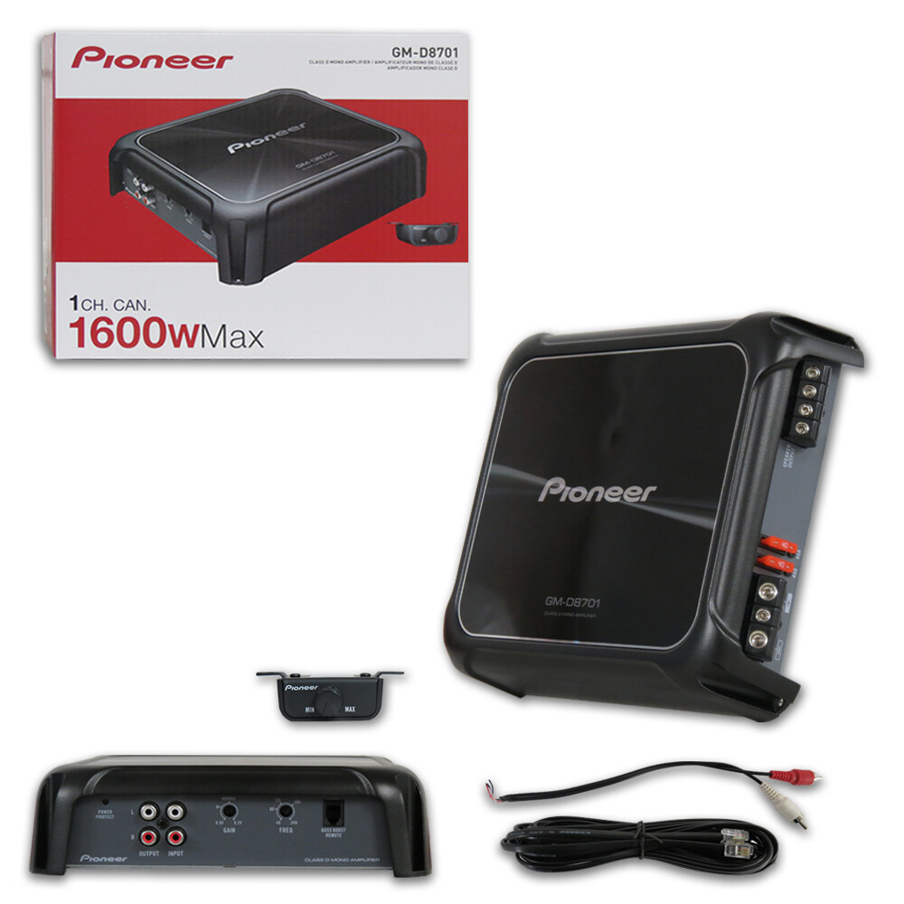 Pioneer GM-D8701 Class D Monoblock 1 Channel Car Audio Amp