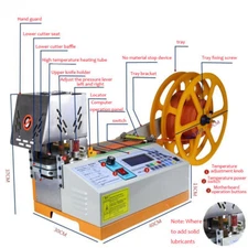 Automatic Computerized Tape Cutting Machine Cold and Hot Cutting Blade