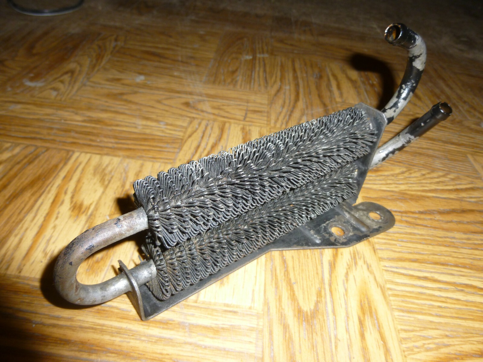 Jaguar XJS V12 Power Steering Oil Cooler with bracket 1976 1991 OEM