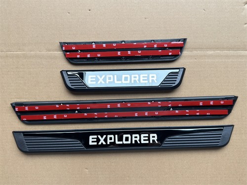 For Ford Explorer Car Accessories Door Sill Strip Protector Scuff Plate Guard X4 - Bild 12 von 13