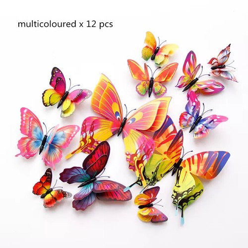 12PCS 3D DIY Wall Decal Stickers Butterfly Home Room Art Decor Decorations AU - Picture 8 of 8