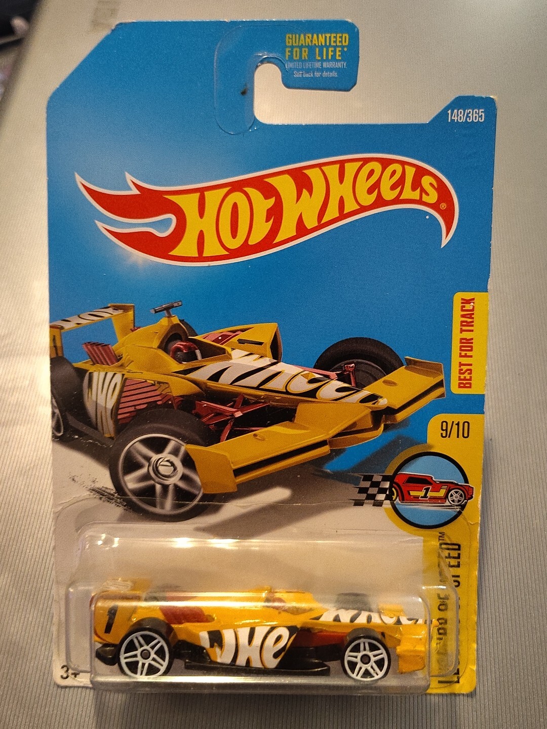2015 Hot Wheels Legends Of Speed Winning Formula 9/10 Yellow Diecast 148/365 Car