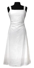 Dudu Studio & Brand White Dress size Small New w/Tag Built in Slip