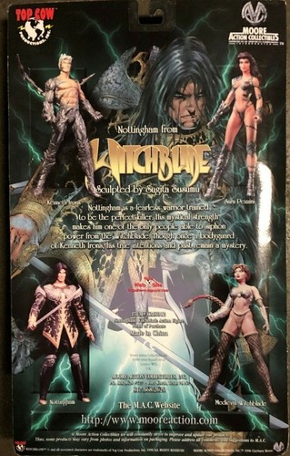Witchblade Lot ( 4 Figures) W/Medieval Witchblade- Clayburn Moore Sara Pezzini - Picture 6 of 6