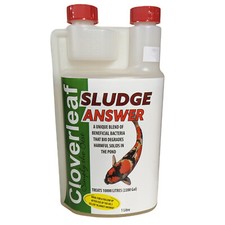 Cloverleaf Sludge Answer Treatment Remove Dirt/Mud/Muck/Silt Koi Fish Pond