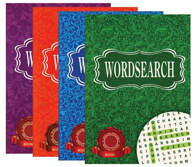 1 x A5 Bumper Wordsearch Books 180 Word Search Activity Puzzles per book S4100