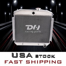 All Aluminuim Radiator 4row For 1955-57 Chevy 150 210 Bel Air Nomad Del Ray 6cyl