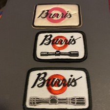 VTG Lot Of 3 Different BURRIS Scopes Shooting Patches