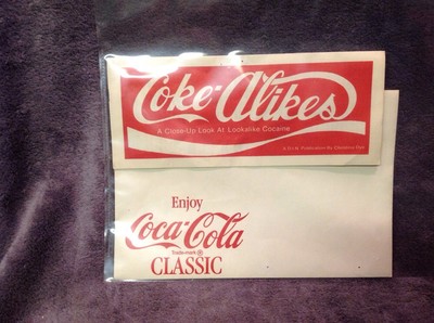 Coke-Cola Coke-Alikes A Close-Up Look At Lookalike Cocaine Brochure W/Envelope