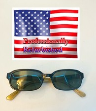 Fossil By Safilo Sleek Black Fashion Square Sunglasses With Original G15 Lenses