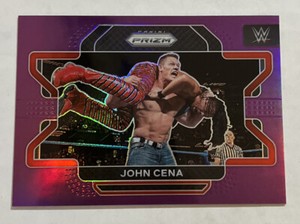 2022 Panini Prizm WWE JOHN CENA Purple Prizm Parallel 67/149