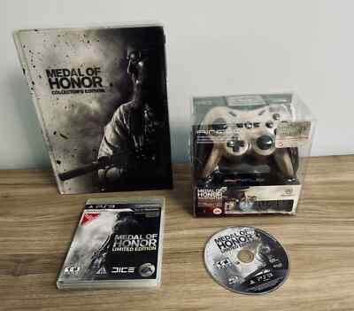 PowerA Airflo PS3 Controller Special Edition Medal of Honor+ Game & Guide Bundle