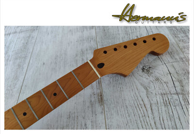 ST one piece Roasted Canadian Maple Neck, Black Dots, 21 Frets, No. STOP-08