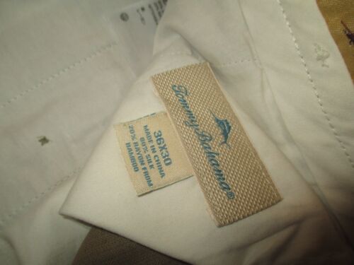 Tommy Bahama Herrenhose Größe 36 x 28 dunkelbraun SEIDENMISCHUNG Bundfalten vorne - Bild 4 von 6
