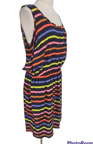 FOREVER 21 Mini Fit & Flare Shirt Dress Women Plus Size 1X Crew Neck Sleeveless - Picture 2 of 7