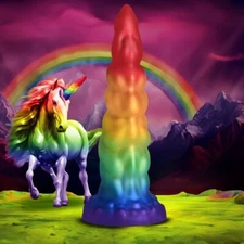 Creature Cocks: Magic Rider Unicorn Silicone Dildo)  ---FREE SHIPPING!!!