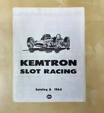 Vintage Kemtron 1964 Slot Racing Catalog A , Original 16 pages