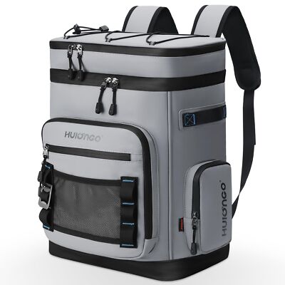 Großer Wasserdichter Isolierter Kühlrucksack Auslaufsicherer Faltbar Kühler R...