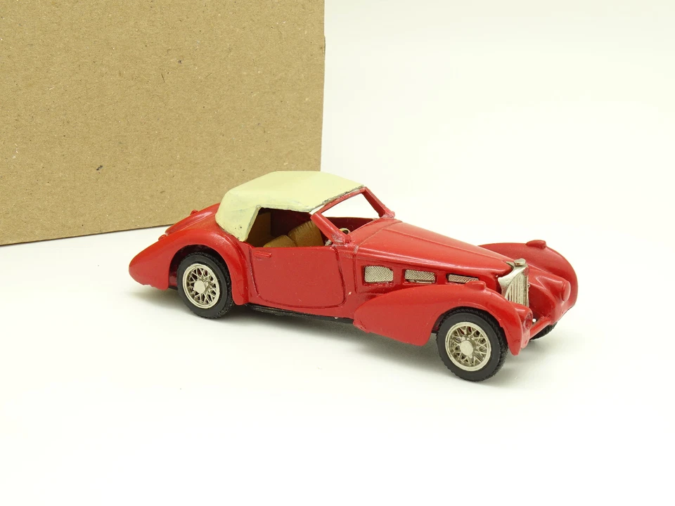 Eligor Evrat Kit monté Métal SB 1/43 - Bugatti Type 57 S Rouge - Photo 2/3