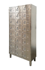 24 Door Metal Lockers Storage Cabinet Steel Storage Locker