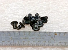 4-40 X 3/16" SCREW FLAT HEAD 82 deg  PHILLIPS BLACK OXIDE ALLOY STEEL - 100 pcs