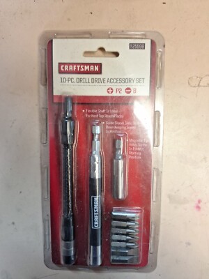 Craftsman 25599 10pc Drill/Driver Accessory Set NEW