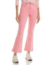 NWT Veronica Beard Carson High-Rise Ankle Flare Jeans Size 24 Peony 3C503