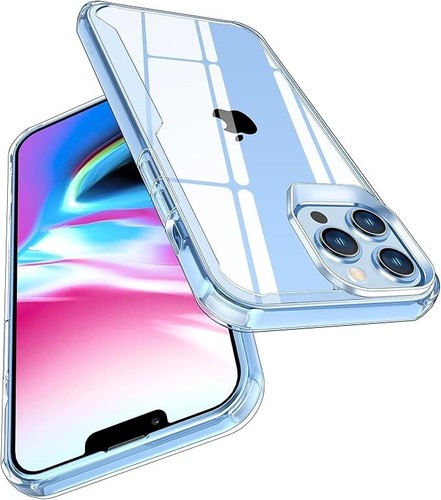 (Clear) Upgraded Shatter-Proof Corners Designed for iPhone 13 Pro Max Case
