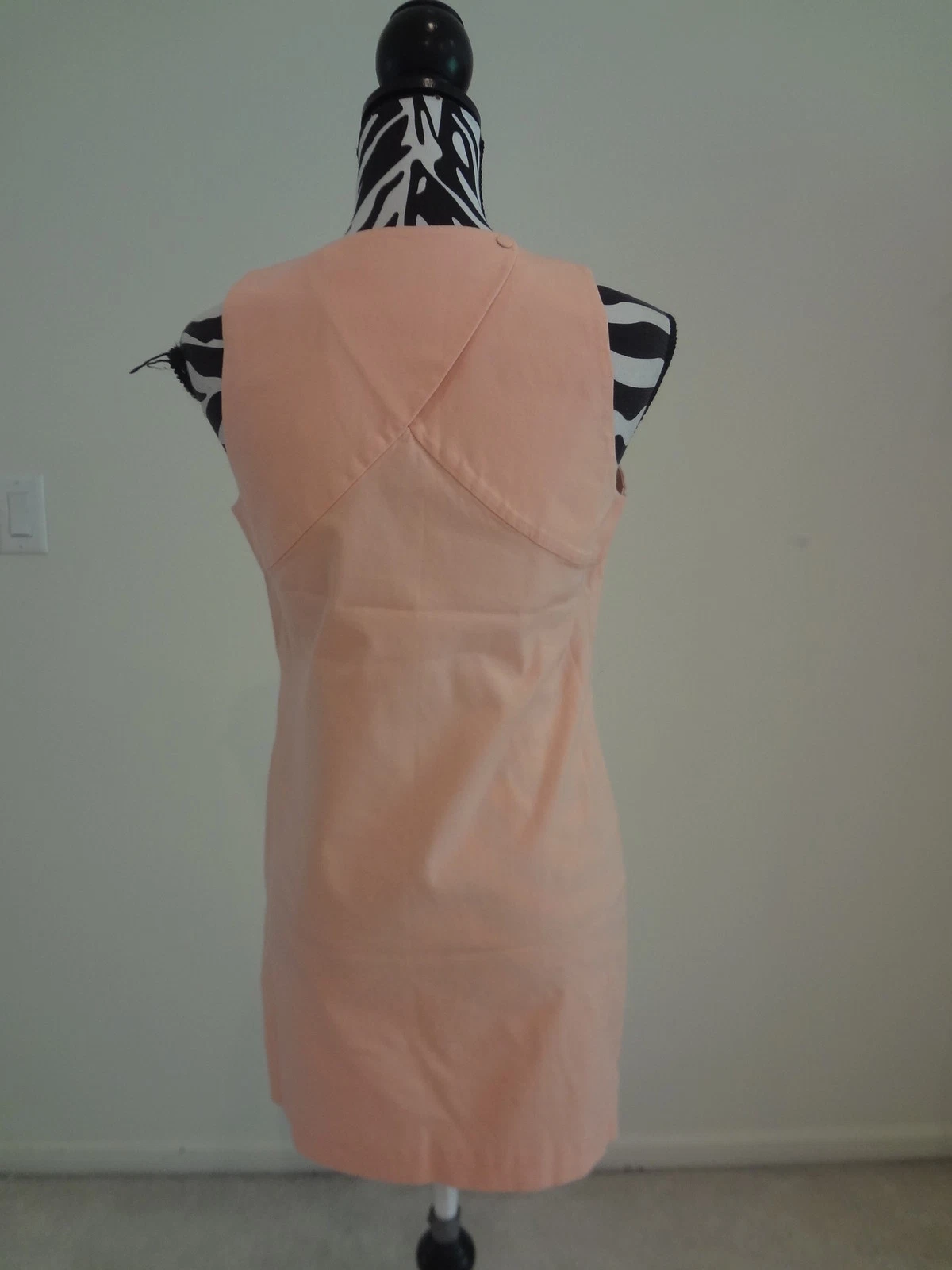 Nuovo con etichette. Abito tubino senza maniche donna sabato di kate spade brht colore pesca;2