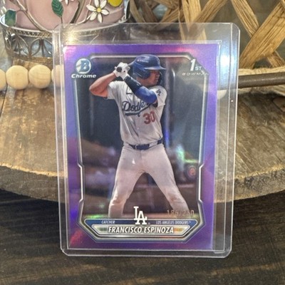 2026 Bowman Francisco Espinoza 1st Bowman Purple Refractor /250