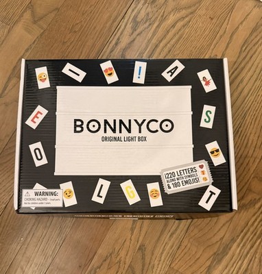 Cinema Light Box with 400 Letters, Symbols, Emojis, 2 Markers and USB. Led Li...