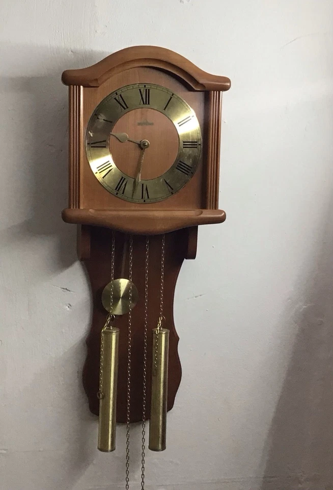 Wand. Uhr mit Gewichte und Pendel dugena - Bild 2 von 3