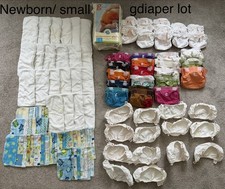 gDiaper Cloth newborn, M/L/XL Diaper Mega Lot contains items in all pictures 