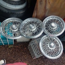 1981-92 Chevy Caprice 15 Stainless Wire Spoke Wheel Cover Hub Cap Set 1 Ndswrk